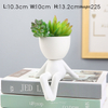 Cute Mini Small Humanoid Personality Succulent Planter Ceramic Flower Pot Plant Pots