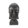 Wholesale 16 Inch Tall Black Large Buddha Head Statue