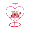 Chinese Metal Butterfly Shape Tea Light Candle Holder Designs with 3 Flowers
