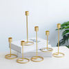 Nordic Wrought Iron Decoration Golden Table Decoration Wedding Gift Home Decor Candle Stick Holders