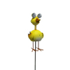 Factory Direct Sale Animal Crafts Decor Metal Duck Garden Stake Solar Light