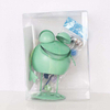 Diy gifts crafts home decoration pieces metal moving frog craft toy decorations