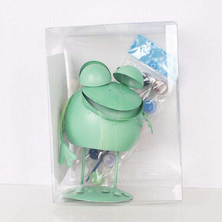 Diy gifts crafts home decoration pieces metal moving frog craft toy decorations