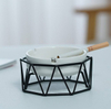 Nordic Modern Trend Metal Geometry Creative Ashtray For Living Room Home Odorless Office Desktop Decorations