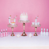 New Crystal Dessert Table Wedding Decorations Revolving Stand Holder Square Cake