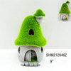 Outdoor Custom Miniature Resin Mushroom House Statue For Backyard Halloween Fairy Garden Accessories Decor