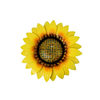 Outdoor Autumn Metal Yellow Sunflower 3D Flowers Wall Art Decor For Bedroom Living Room Bathroom Kitchen