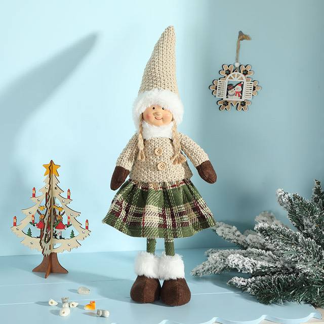 Wholesale Handmade Christmas Plush Doll Decorations For Gifts