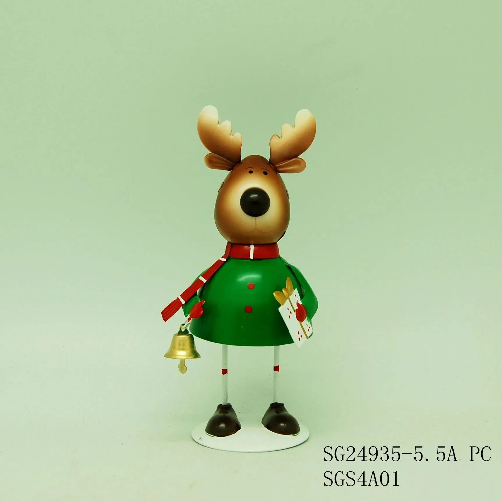 Small Size Metal Christmas Reindeer Decorations for Gifts