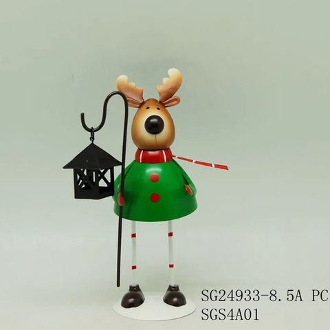 Small Size Metal Christmas Reindeer Decorations for Gifts