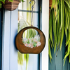 Metal Round Hanging Flower Pots for Balcony Outdoor Decorations