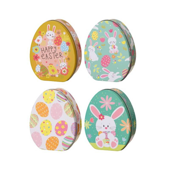  Easter Christmas Festive Metal Tin Boxes And Customizable Designs As Gift Storage