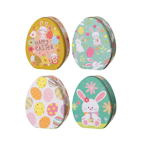  Easter Christmas Festive Metal Tin Boxes And Customizable Designs As Gift Storage