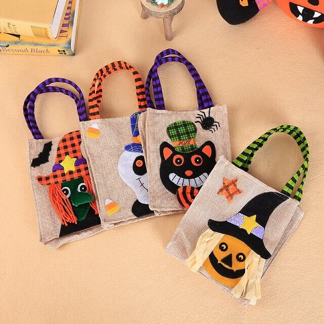 SGA24611-1629 Halloween Linen handbag (8)