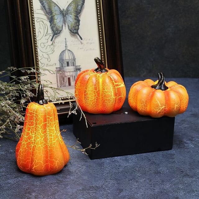 New Halloween Resin Pumpkin Lantern for Lawn Porch Garden Festival Gift And Home Decoration