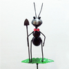 Wholesale Metal Garden Stake Ornamental Iron Ants Decoration