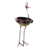 Hot Home Decoration Standing Animal Bird Metal Flower Pot