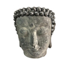 Resin Budda Head Sculpture Cement Effect Home Decorated Flower Pot
