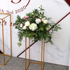 Products Flower Basket Simulation White Flower Vases for Centerpieces Wedding Decoration High End Tripod