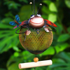 Outdoor Hanging Cute Metal Animal Shaped Mesh Feeder For Garden Yard Bird Lovers Decoration