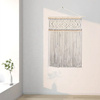 New Creative Home Decor Large Macrame Wall Hanging Embellished Blue Macrame Decor Wall Tapestry