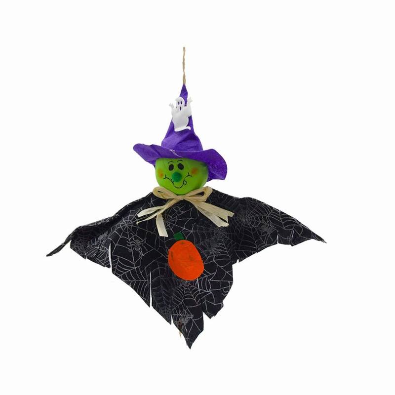 Halloween Party Hanging Ghost Decoration Pumpkin Ghost Straw Windsock Pendant