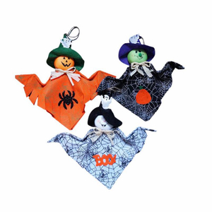 Halloween Party Hanging Ghost Decoration Pumpkin Ghost Straw Windsock Pendant