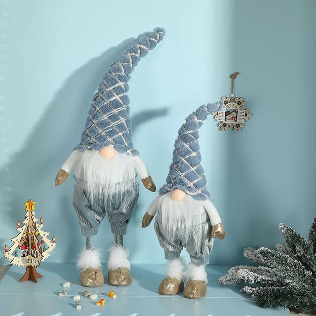 Gift Manufacturer Custom Gnomes with Plush Hats And Long Beards for Christmas