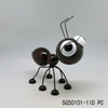 Cute Metal Iron Home Garden Decorative Black Color Ant Ornaments