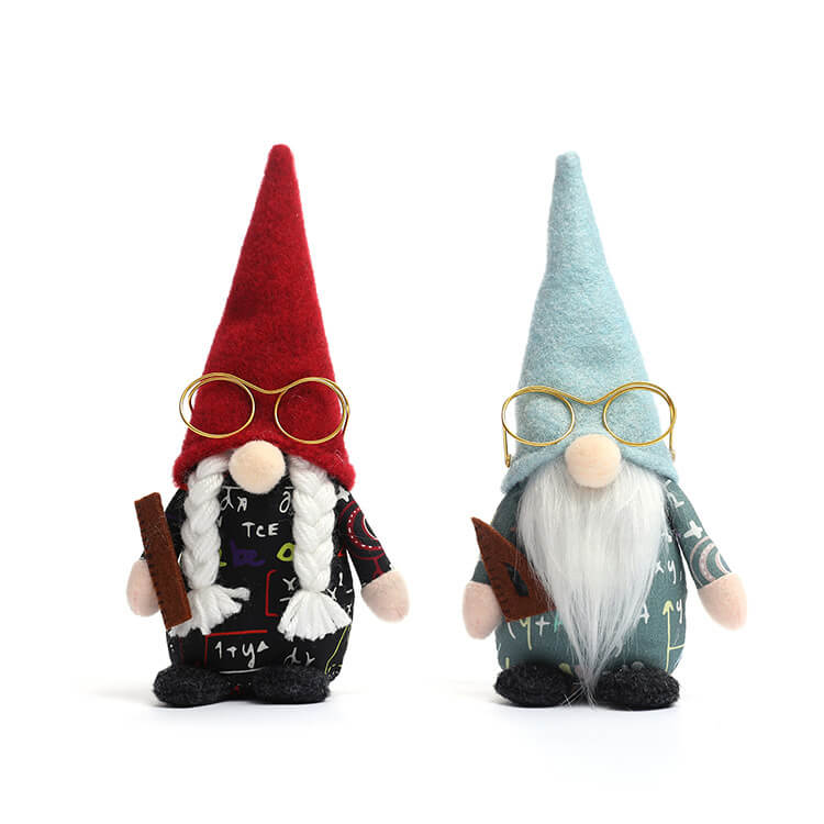 Custom Mathematical Plush Gnomes Decorate Classrooms As Student Rewards