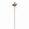 Handmade Purple Metal Butterfly Garden Art Decorations Stake