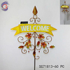 Hot Sale Exquisite Handicraft Decorative Stake Solar Led Cute Fox Metal Sign Stand