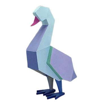 Sino Glory Handmade Craft Education Toy Printing Duck Geometric Decoration for Home