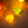Outdoor Waterproof Ins Mini Led Cracked Bottles Christmas String Lights For Indoor Bedroom Decor Garden Patio Lamp