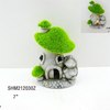 Outdoor Custom Miniature Resin Mushroom House Statue For Backyard Halloween Fairy Garden Accessories Decor