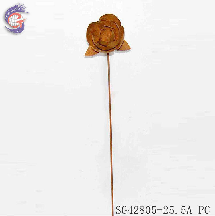 artificial rusty kinds lily flower for garden decoration
