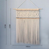 New Creative Home Decor Large Macrame Wall Hanging Embellished Blue Macrame Decor Wall Tapestry