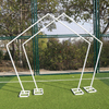 New Outdoor Simple Metal Pentagonal Wedding Arch Stand For Birthday Party Mall Activities Background Stage Decoration
