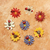 Resin Flowers Finishing Refrigerator Stickers Decoration Pastoral Daisy Fridge Magnets