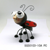 Cute Metal Iron Home Garden Decorative Black Color Ant Ornaments