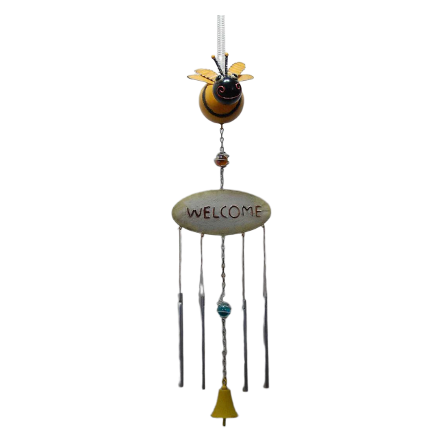 Hanging Spiral Insect Bee Wind Chime for Decoration