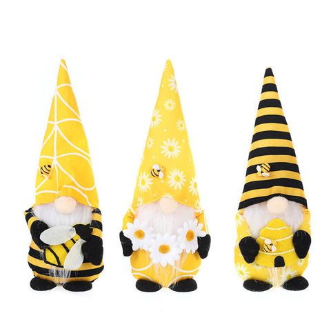 Wholesale Bee Festival Faceless Gnome Doll Stand on Your Window
