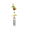 Metal Hanging Bird Decoration with Metal Wind Chimes