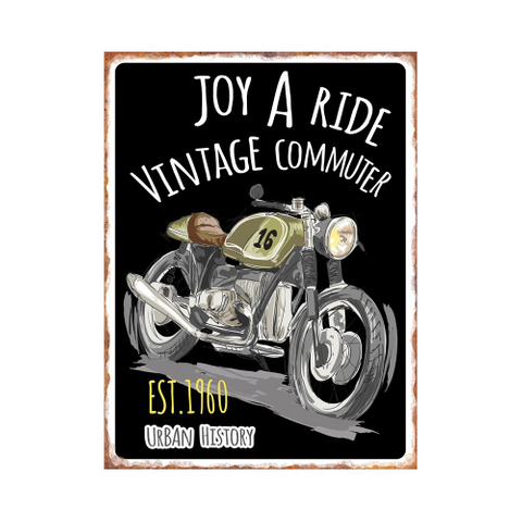 Cheap Unapproachable Used Motorcycle Metal Tin Signs