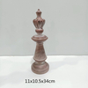 Minimalist Modern Resin Chess Pieces Ornaments For Retro Home Decor Replacement Board Games Accessories