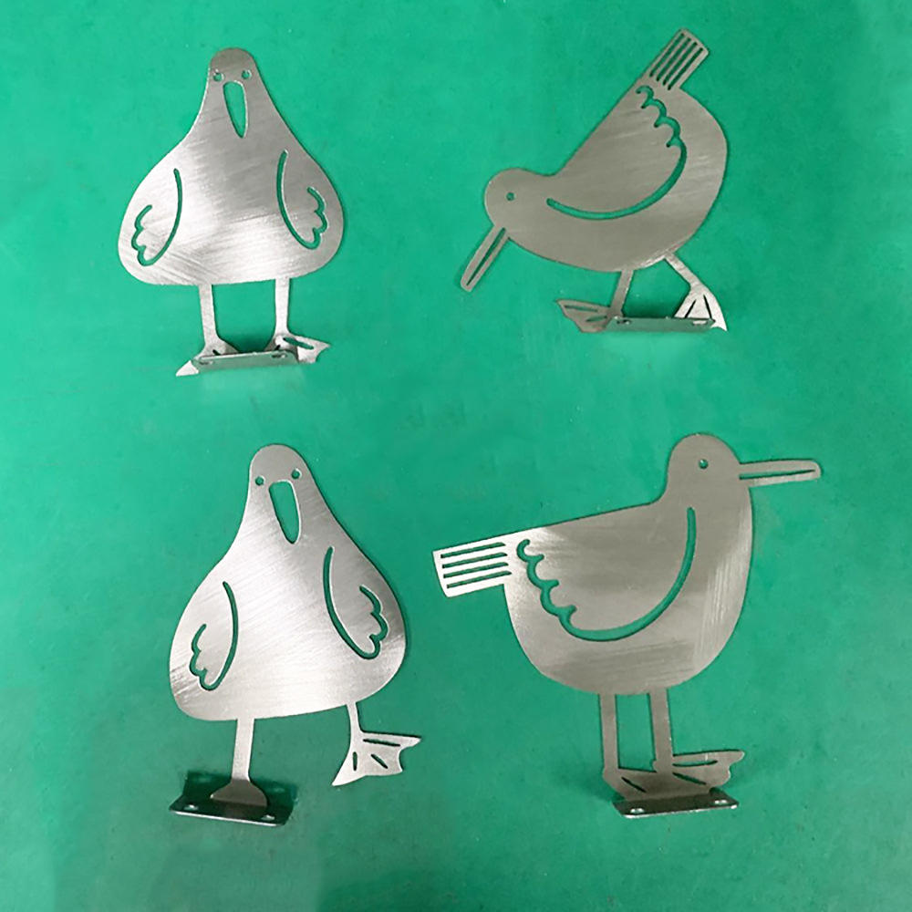 Creative New Metal Natural Silhouette Seagull Fence Garden Ornaments For Outdoor Seaside Aisle Decoration