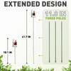 Ladybug Outdoor Metal Garden Decor Unique Decorative Rain Gauges Stake