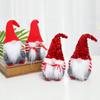 Wholesale Couple Felt Gnomes with Hands in Pockets And Red Knitted Hats And Sequin Hats