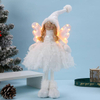 Customized Glowing Snowflake Fairy Doll Handmade Plush Crafts Ornaments