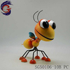 Cute Metal Iron Home Garden Decorative Black Color Ant Ornaments